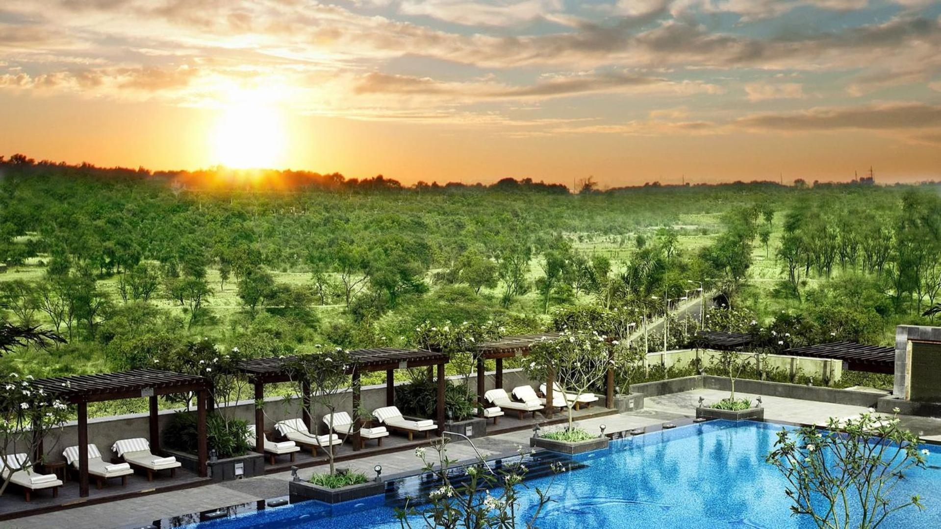 The Leela Ambience Gurugram Hotel & Residences - The Luxury Urban Sanctuary Gurgaon Exterior foto